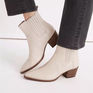 NWOT BOX MADEWELL WESTERN ANKLE BOOT 7.5